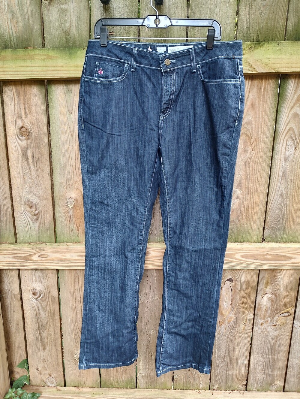 🏵️ Lab Co Flame Resistant Modern Industrial Work Wear Denim Jeans NWT Women 10